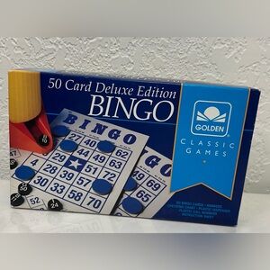New Classic Games 50 Card Deluxe Edition Bingo - Golden